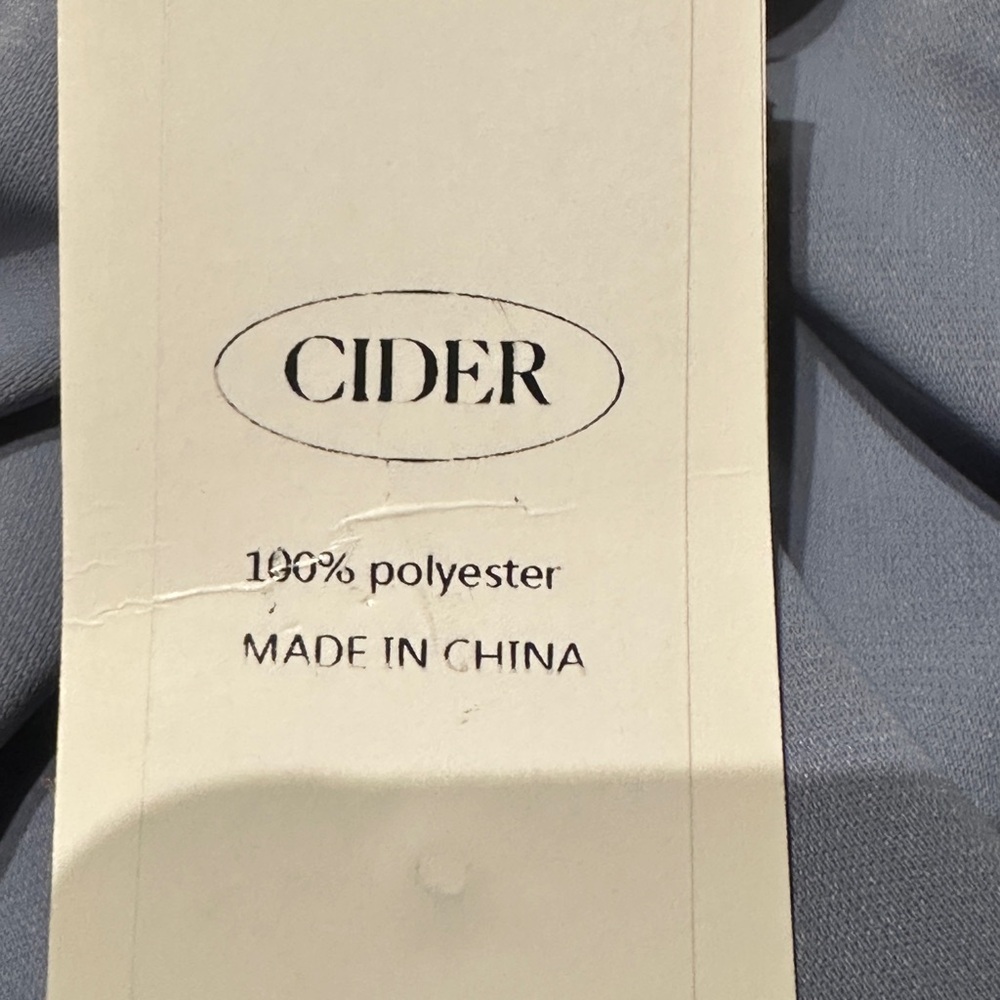 Cider Light Blue Draped Jumpsuit NWT Size M - Picture 12 of 12